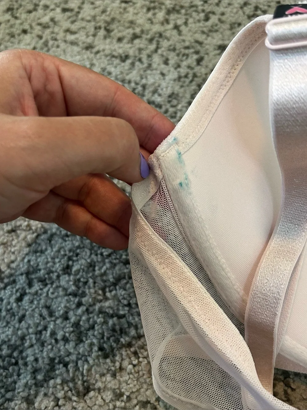 NWT Victoria’s Secret Pink Star Print Lace Under-Wire Push-Up Bra Size 40C